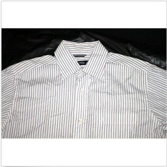 Nautica Men's Long Sleeve Button Front Shirt Size Small - Picture 1 of 5